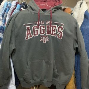 Grey Texas A&M hoodie, large